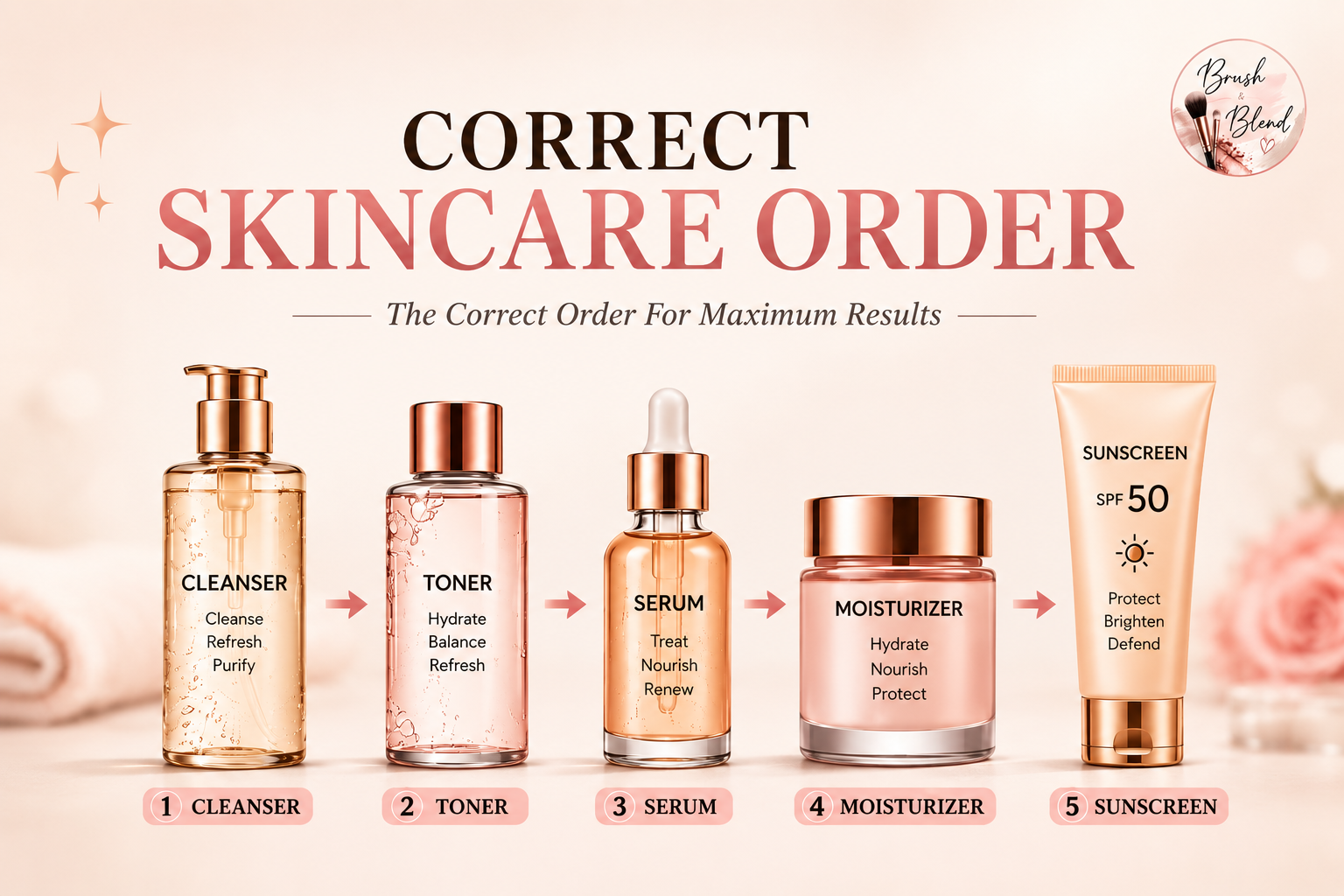 Correct Skincare Order: Step-by-Step Routine for Every Skin Type